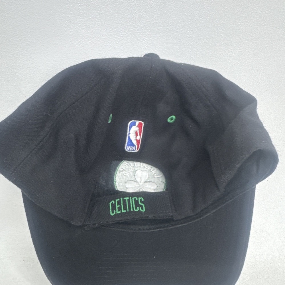 Boston Celtics Hat Cap Nike Black Green NBA Shamrock Logo Reebok - Picture 5 of 7